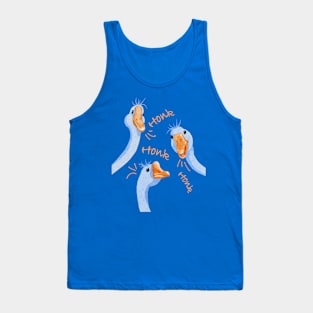 Funny Geese Gang - Honk Honk Honk Tank Top